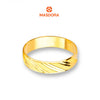 MASDORA 916 Gold Ring Rings Cincin Emas ~ CBR Golden Slanted Cutting (EMAS 916/22K)