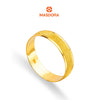 MASDORA 916 Gold Ring Rings Cincin Emas ~ CBR Golden Sandy Glitz (EMAS 916/22K)