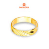 MASDORA 916 Gold Ring Rings Cincin Emas ~ CBR Golden Slanted Cutting (EMAS 916/22K)