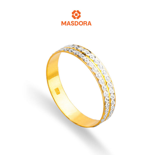 MASDORA 916 Gold Ring Rings Cincin Emas ~ CBR Duotone Double Cutting  (EMAS 916/22K)