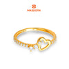 MASDORA 916 Gold Ring Rings Cincin Emas ~ Sparkling Sincero Gleam (EMAS 916/22K)