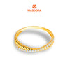 MASDORA 916 Gold Ring Rings Cincin Emas ~ Sparkling Simple Weave (EMAS 916/22K)