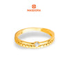 MASDORA 916 Gold Ring Rings Cincin Emas ~ Golden Honeycomb Solitaire (EMAS 916/22K)