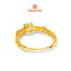 MASDORA 916 Gold Ring Rings Cincin Emas ~ Sparkling Rome Solitaire (EMAS 916/22K)
