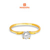 MASDORA 916 Gold Ring Rings Cincin Emas ~ Golden Tiara Solitaire (EMAS 916/22K)