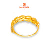 MASDORA 916 Gold Ring Rings Cincin Emas ~ Duotone Paddy (EMAS 916/22K)