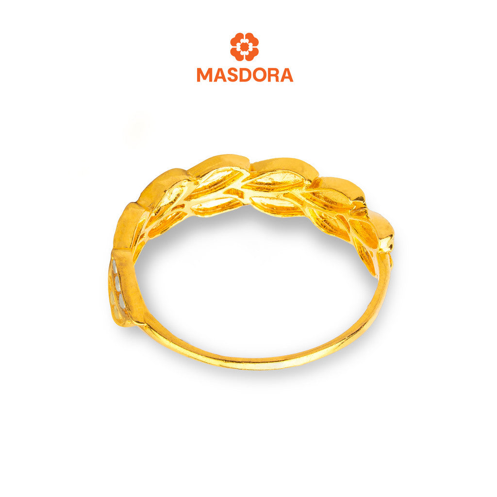 MASDORA 916 Gold Ring Rings Cincin Emas ~ Duotone Paddy (EMAS 916/22K)