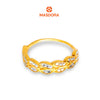 MASDORA 916 Gold Ring Rings Cincin Emas ~ Duotone Paddy (EMAS 916/22K)