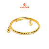 MASDORA 916 Gold Bangle Gelang Tangan Emas ~ Flower Cutting Baby (EMAS 916/22K)