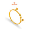MASDORA 916 Gold Bangle Gelang Tangan Emas ~ Flower Cutting Baby (EMAS 916/22K)