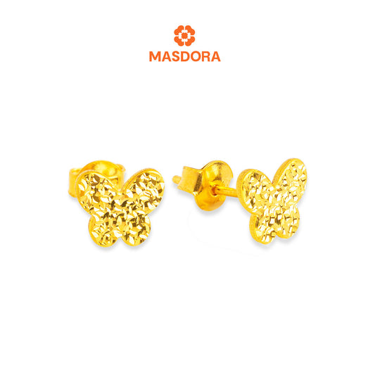 MASDORA 916 Gold Earrings Earring Subang Emas ~ Glitz Edition  (EMAS 916/22K)