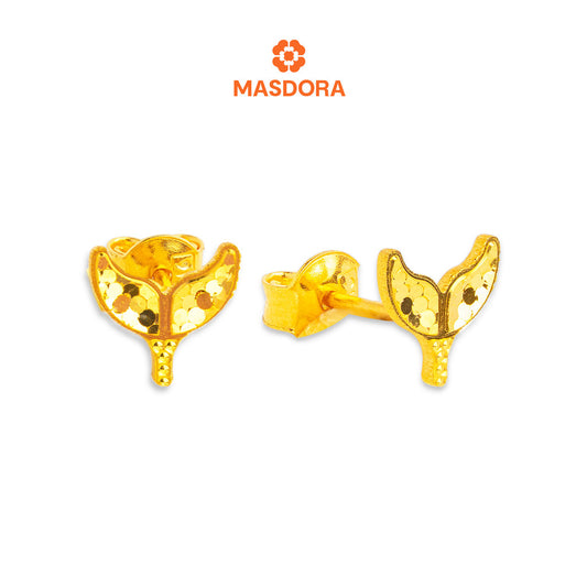 MASDORA 916 Gold Earrings Earring Subang Emas ~ Glitz Edition  (EMAS 916/22K)