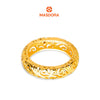 MASDORA 916 Gold Ring Rings Cincin Emas ~ HG Golden Fretwork Band (EMAS 916/22K)