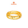 MASDORA 916 Gold Ring Rings Cincin Emas ~ HG Golden Fretwork Band (EMAS 916/22K)