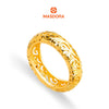 MASDORA 916 Gold Ring Rings Cincin Emas ~ HG Golden Fretwork Band (EMAS 916/22K)