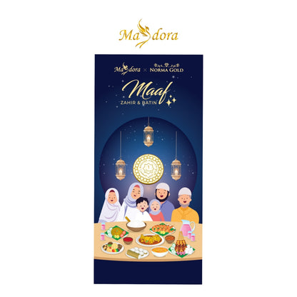 MASDORA 999.9 Gold 1 Dinar (4.25GM) Gift Series ~ Pocket Dinar Raya Collection 2024 (EMAS 999.9/24K)