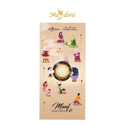 MASDORA 999.9 Gold 1 Dinar (4.25GM) Gift Series ~ Pocket Dinar Raya Collection 2024 (EMAS 999.9/24K)