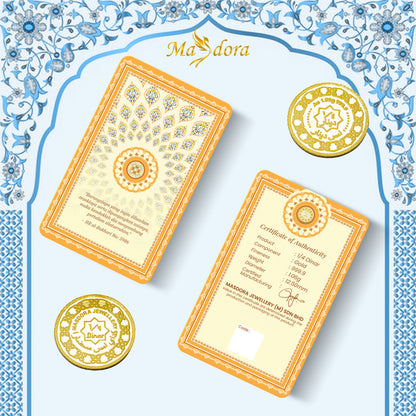 MASDORA 999.9 Gold 1/4 Dinar (1.06GM) Hadith Collection ~ Hadith Series (EMAS 999.9/24K)