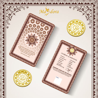 MASDORA 999.9 Gold 1/4 Dinar (1.06GM) Hadith Collection ~ Hadith Series (EMAS 999.9/24K)