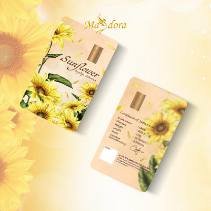 MASDORA 999.9 Gold Bar 1.00GM Flower Series - Assorted Design (EMAS 999.9/24K)