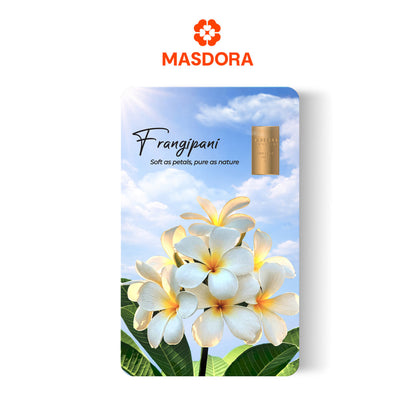 MASDORA 999.9 Gold Bar 1.00GM Flower Series ~ Frangipani Flower (EMAS 999.9/24K)