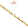 MASDORA 916 Gold Bracelet Rantai Tangan Emas ~ Duotone Double Shiny Beads (EMAS 916/22K)