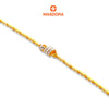 MASDORA 916 Gold Bracelet Rantai Tangan Emas ~ Duotone Locked Safety Pin (EMAS 916/22K)