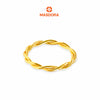MASDORA 916 Gold Ring Rings Cincin Emas ~ Mini Fiona Swirl (EMAS 916/22K)