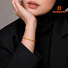 MASDORA 916 Gold Bracelet Rantai Tangan Emas ~ Golden Rapunzel 2 Layer (EMAS 916/22K)