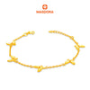 MASDORA 916 Gold Bracelet Rantai Tangan Emas ~ Butterfly Laser Cutting (EMAS 916/22K)