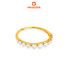 MASDORA 916 Gold Ring Rings Cincin Emas ~ Duotone Throned Diamond Cut (EMAS 916/22K)