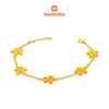 MASDORA 916 Gold Bracelet Rantai Tangan Emas ~ Golden Fleurs (EMAS 916/22K)