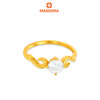 MASDORA 916 Gold Ring Rings Cincin Emas ~ Golden Spline Solitaire (EMAS 916/22K)