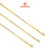 MASDORA 916 Gold Bracelet Rantai Tangan Emas ~ Duotone Centre Lined Cutting (EMAS 916/22K)
