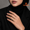 MASDORA 916 Gold Ring Rings Cincin Emas ~ Golden Spline Solitaire (EMAS 916/22K)