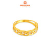 MASDORA 916 Gold Ring Rings Cincin Emas ~ Duotone Dotted Rapunzel (EMAS 916/22K)