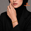 MASDORA 916 Gold Bracelet Rantai Tangan Emas ~ Flattened Rapunzel (EMAS 916/22K)