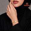 MASDORA 916 Gold Bracelet Rantai Tangan Emas ~ Shining Sauh Mid-Lucky (EMAS 916/22K)