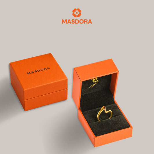 MASDORA 916 Gold Ring Rings Cincin Emas ~ HG Golden Harmony Sway (EMAS 916/22K)