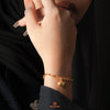 MASDORA 916 Gold Bracelet Rantai Tangan Emas ~ Elegant Fluffy Love Cutting (EMAS 916/22K)