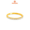 MASDORA 916 Gold Ring Rings Cincin Emas ~ Duotone Sturdy Zircon (EMAS 916/22K)
