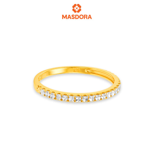 MASDORA 916 Gold Ring Rings Cincin Emas ~ Duotone Sturdy Zircon (EMAS 916/22K)