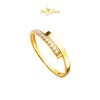 MASDORA 916 Gold Ring Rings Cincin Emas ~ Sparkling Mini Split (EMAS 916/22K)