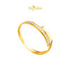 MASDORA 916 Gold Ring Rings Cincin Emas ~ Sparkling Mini Split (EMAS 916/22K)