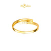 MASDORA 916 Gold Ring Rings Cincin Emas ~ Sparkling Mini Split (EMAS 916/22K)