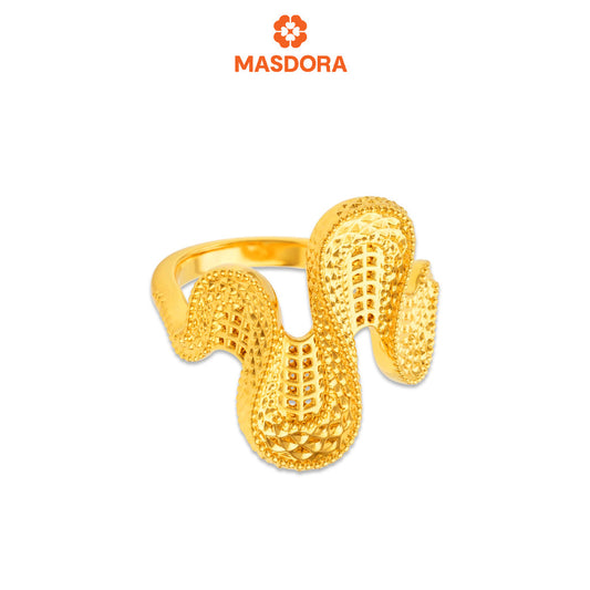 MASDORA 916 Gold Ring Rings Cincin Emas ~ HG Golden Medusa (EMAS 916/22K)