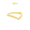 MASDORA 916 Gold Ring Rings Cincin Emas ~ Sparkling V-(EMAS 916/22K)