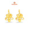MASDORA 916 Gold Pendant Loket Emas ~ Duotone Modest Flower (EMAS 916/22K)