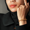 MASDORA 916 Gold Bracelet Rantai Tangan Emas ~ Golden Siput Cutting (EMAS 916/22K)