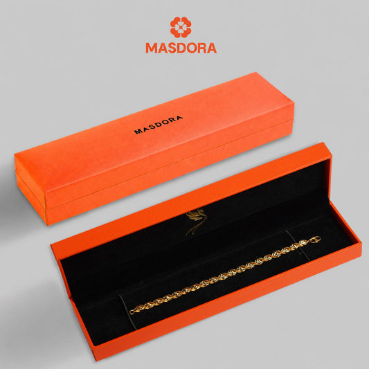 MASDORA 916 Gold Bracelet Rantai Tangan Emas ~ Golden Siput Cutting (EMAS 916/22K)